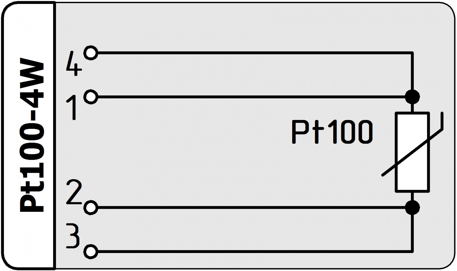 Pt100 4 провода схема подключения