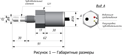 SEP-EY датчики емкостные для контроля уровня фото 11