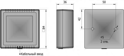 SHTA02-W01-K датчик влажности и температуры комнатный фото 6