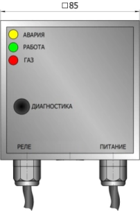 SCO-W01-ACR-PL сигнализатор концентрации угарного газа (CO) однопороговый фото 2