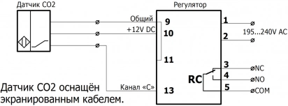 RCO2-D-xxxx регулятор углекислого газа (CO2) фото 4